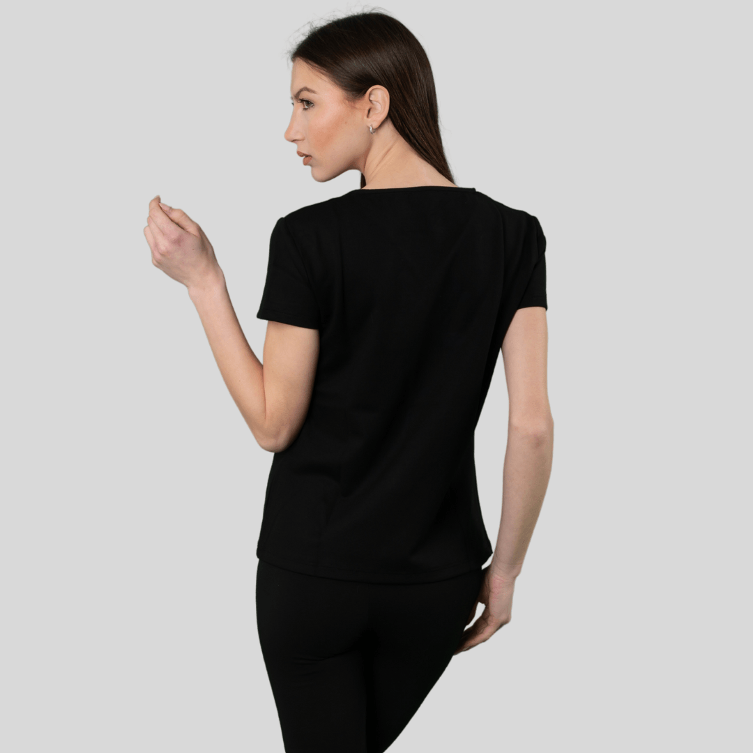 204 J T-shirt Scollo V - Aquam Uniform