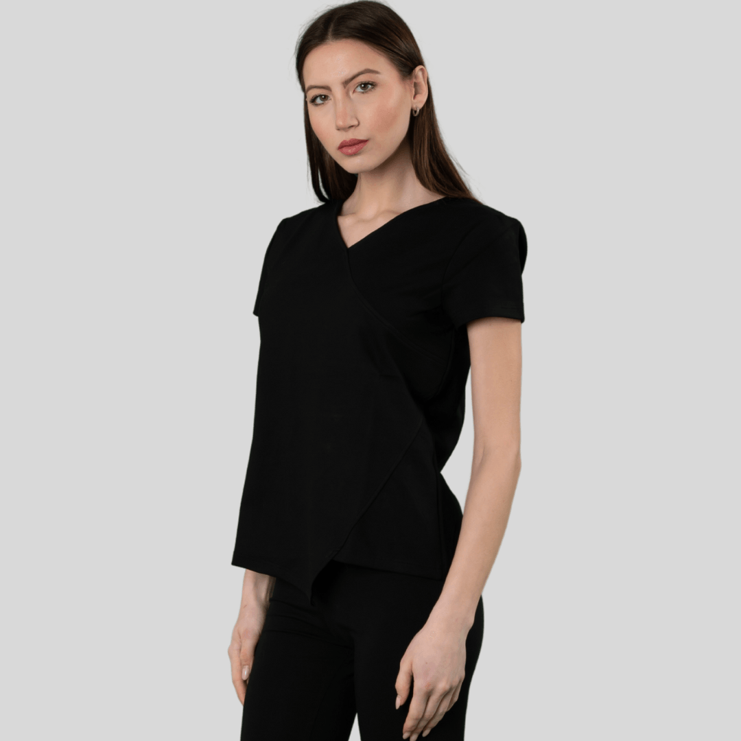 204 J T-shirt Scollo V - Aquam Uniform