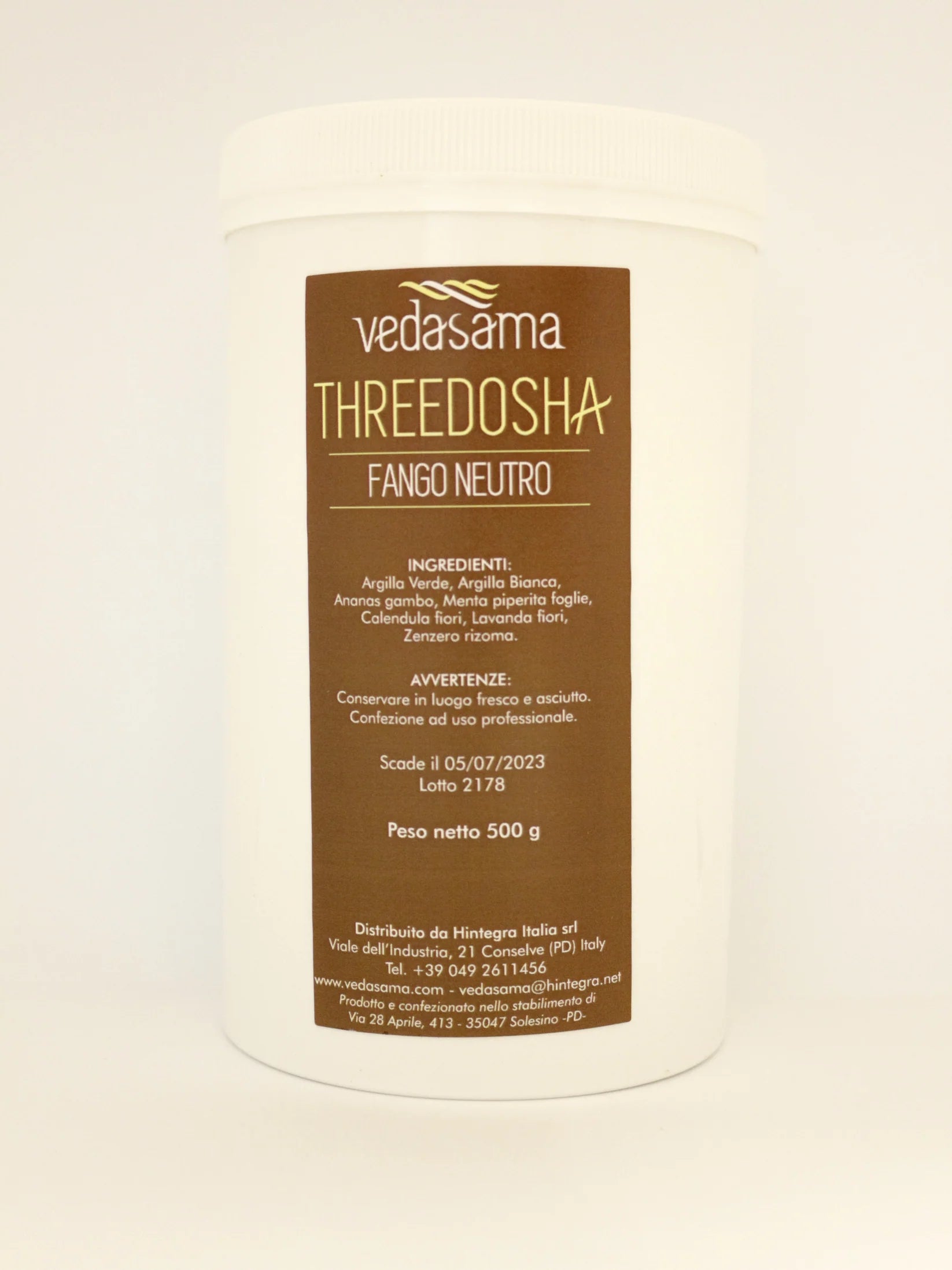 Fango Neutro Threedosha 500gr - Aquam Uniform
