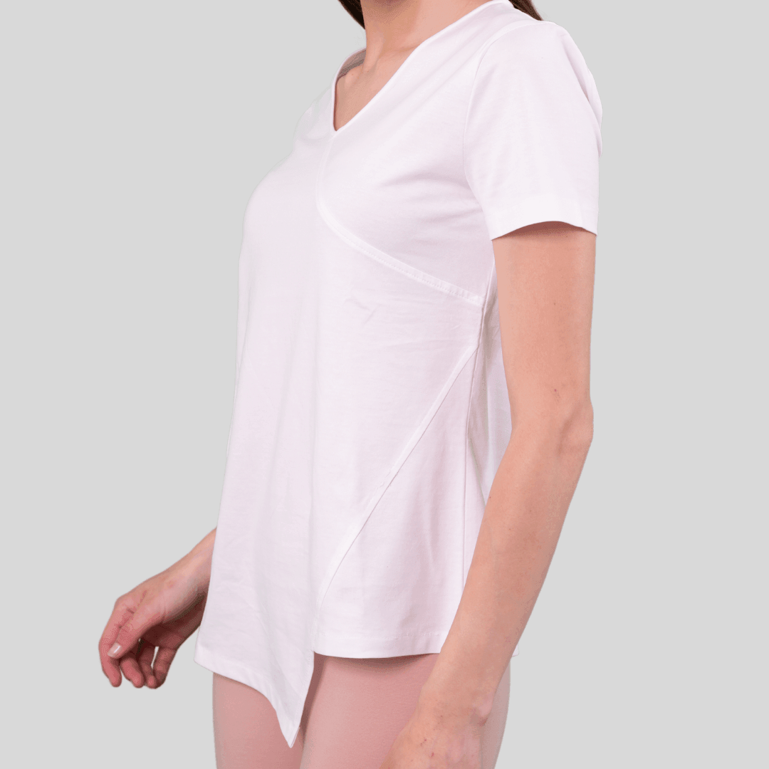 204 J T-shirt Scollo V - Aquam Uniform