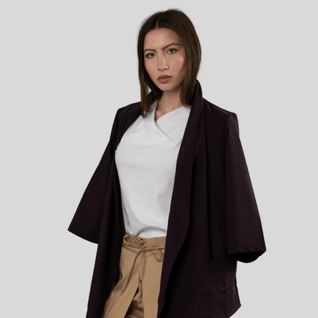 205 J T-shirt Scollo V Motivo Rombo - Aquam Uniform