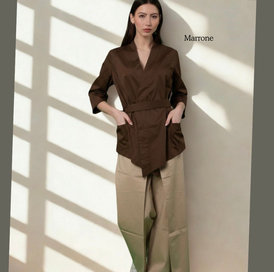Art. 201 Divisa Estetista Kimono | Aquam Uniform