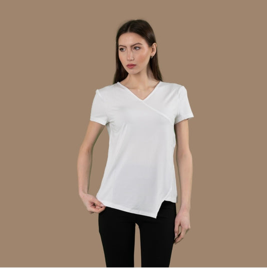 204 J T-Shirt mit V-Ausschnitt