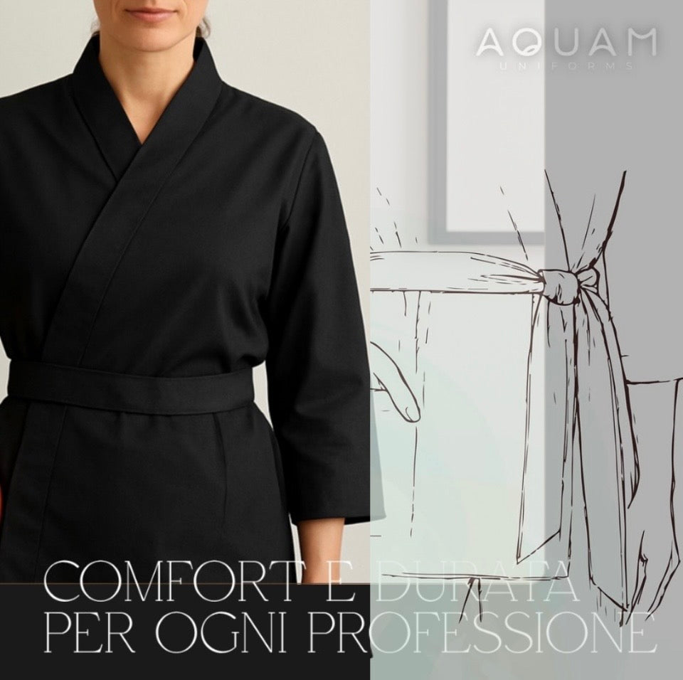 Art. 201 Divisa Estetista Kimono | Aquam Uniform